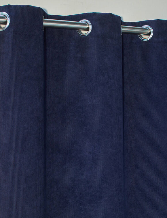 Rideau velours côtelé (marine) Rideau velours côtelé (marine)